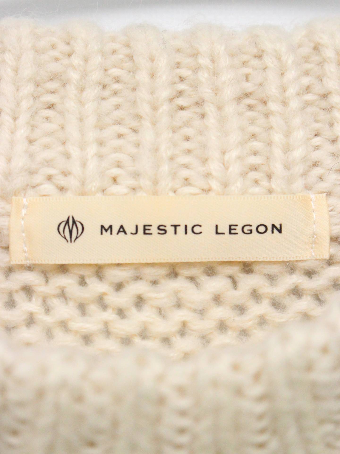 MAJESTIC LEGON/ニット/セーター/トップス/アイボリー/M