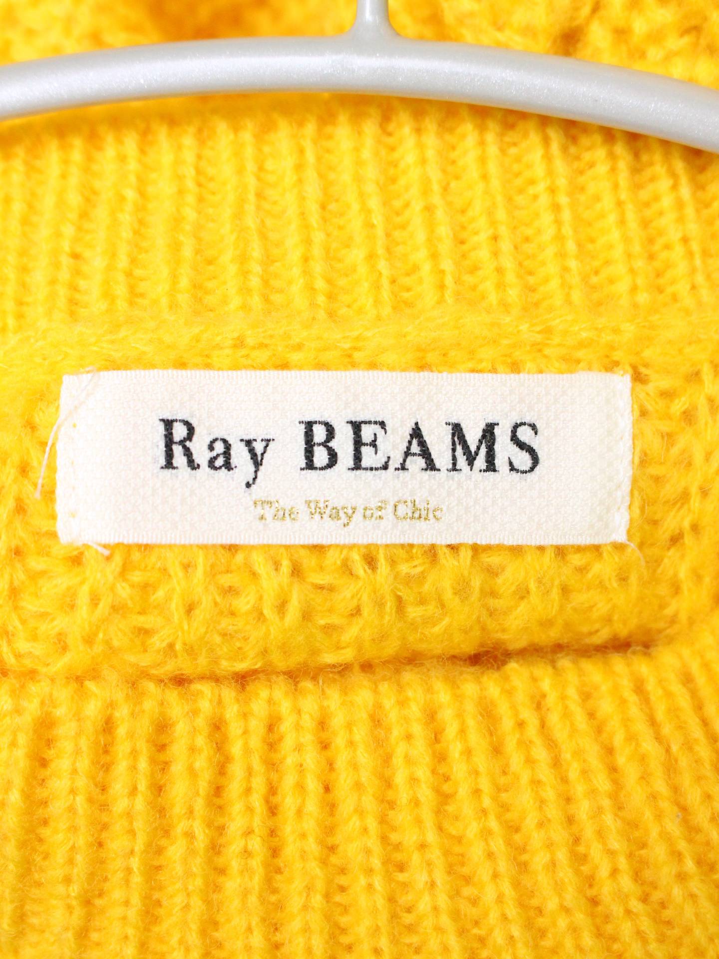 Ray BEAMS/ニット/セーター/トップス/イエロー
