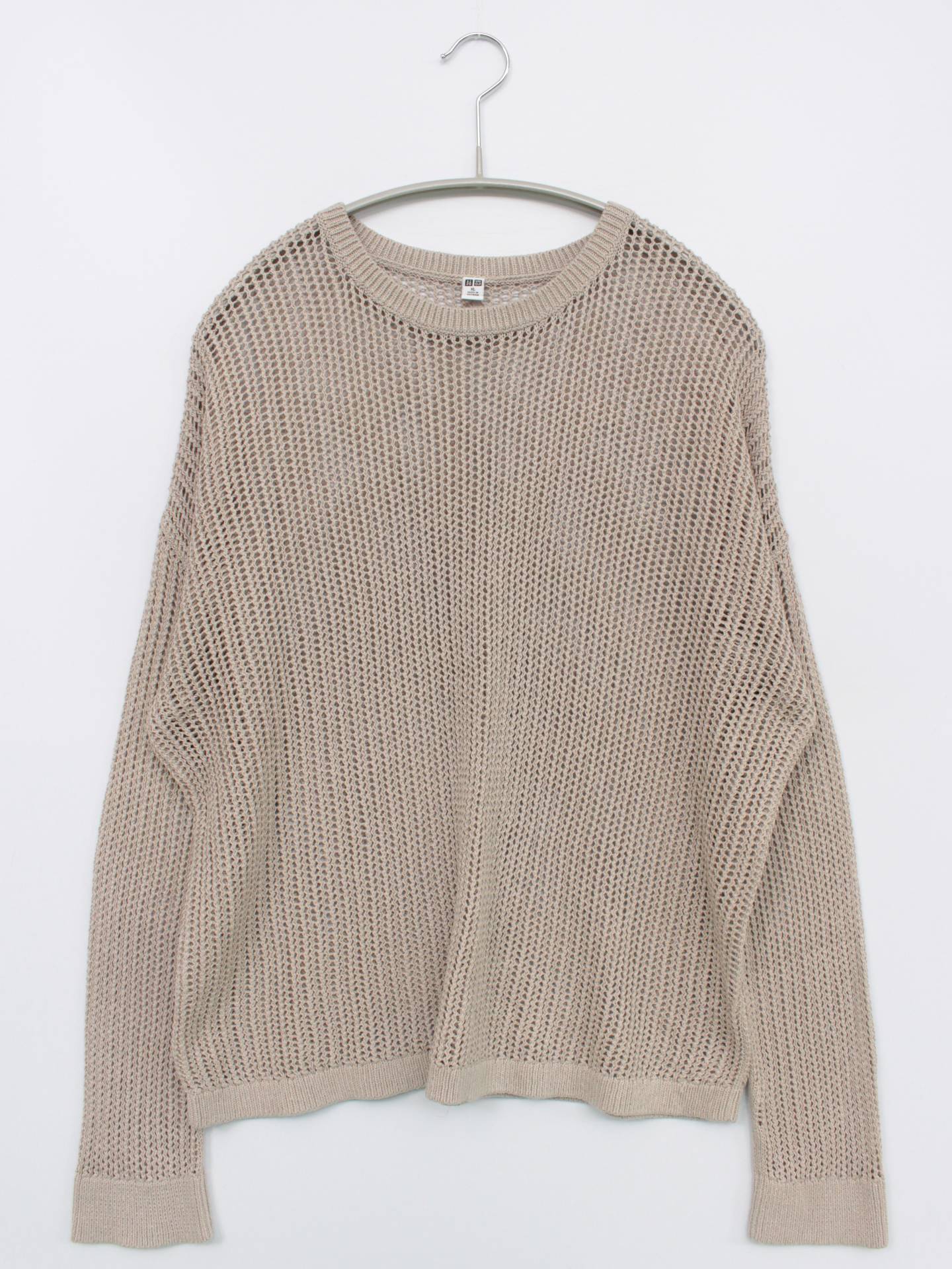 UNIQLO/ユニクロ/ニット/セーター/トップス/ベージュ/XL