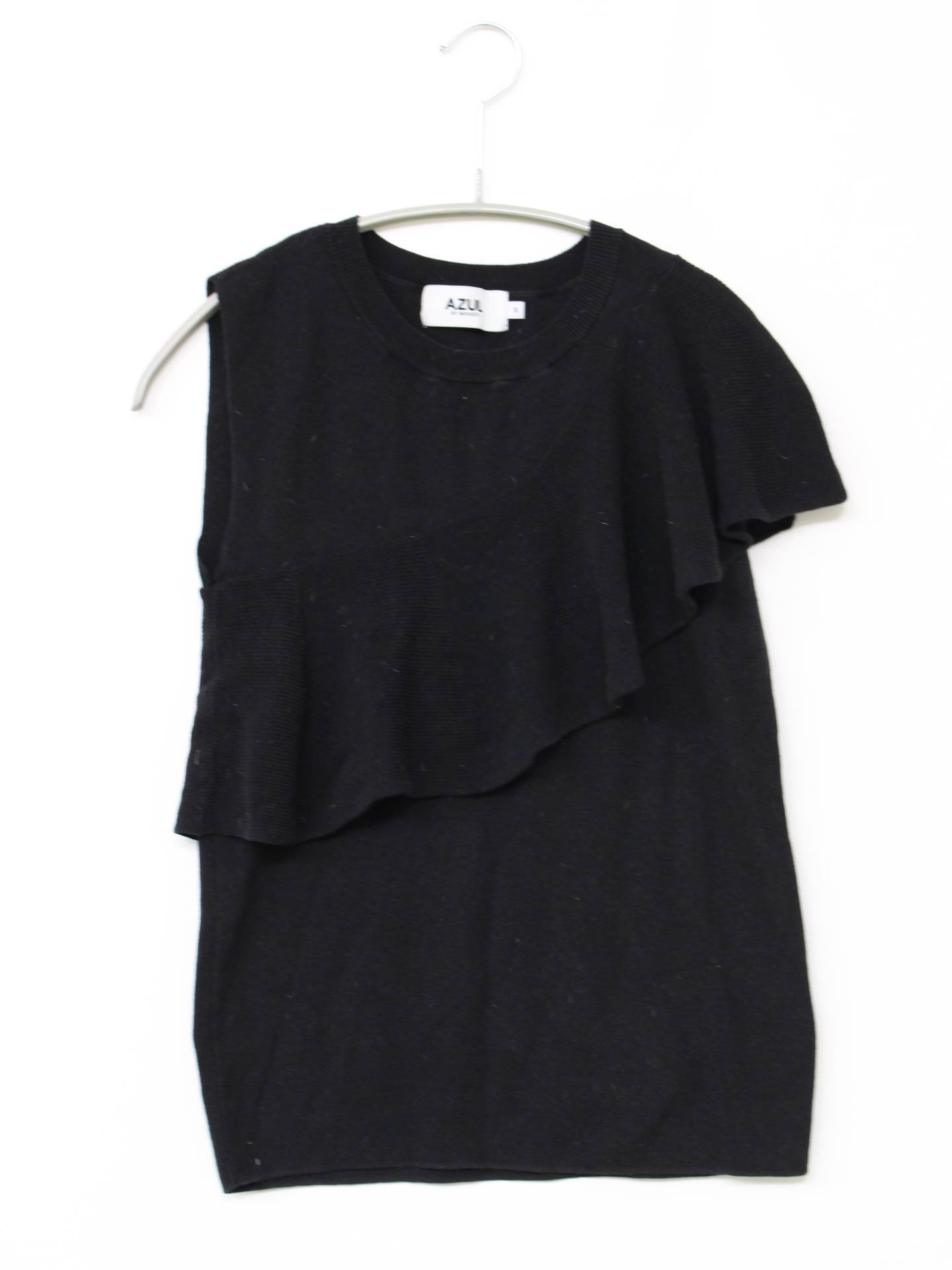 AZUL/Tシャツ/カットソー/トップス/ブラック/S