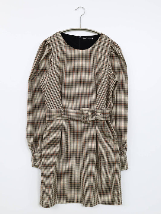 ZARA/ザラ/ワンピース/ワンピース/ドレス/ベージュ/EUR M USA M MEX28