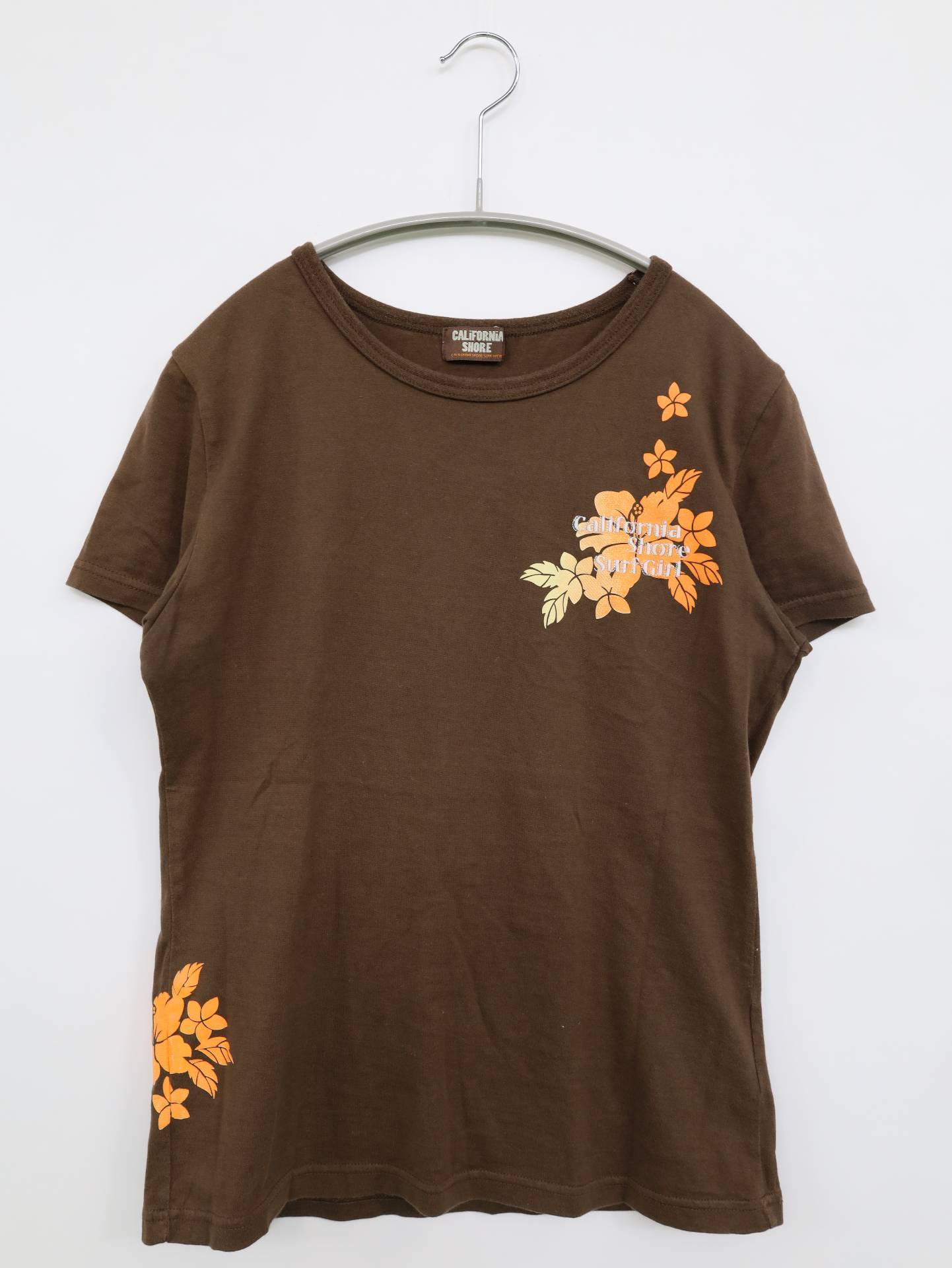 CALiFORNiA SHORE/Tシャツ/カットソー/トップス/ブラウン/L