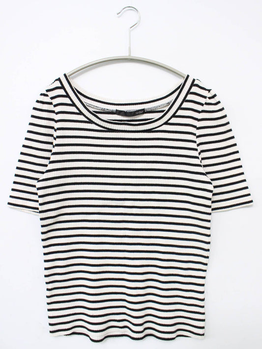 Heather/ヘザー/Tシャツ/カットソー/トップス/ブラック/F