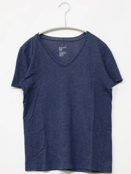 無印良品/Tシャツ/カットソー/トップス/ネイビー/S