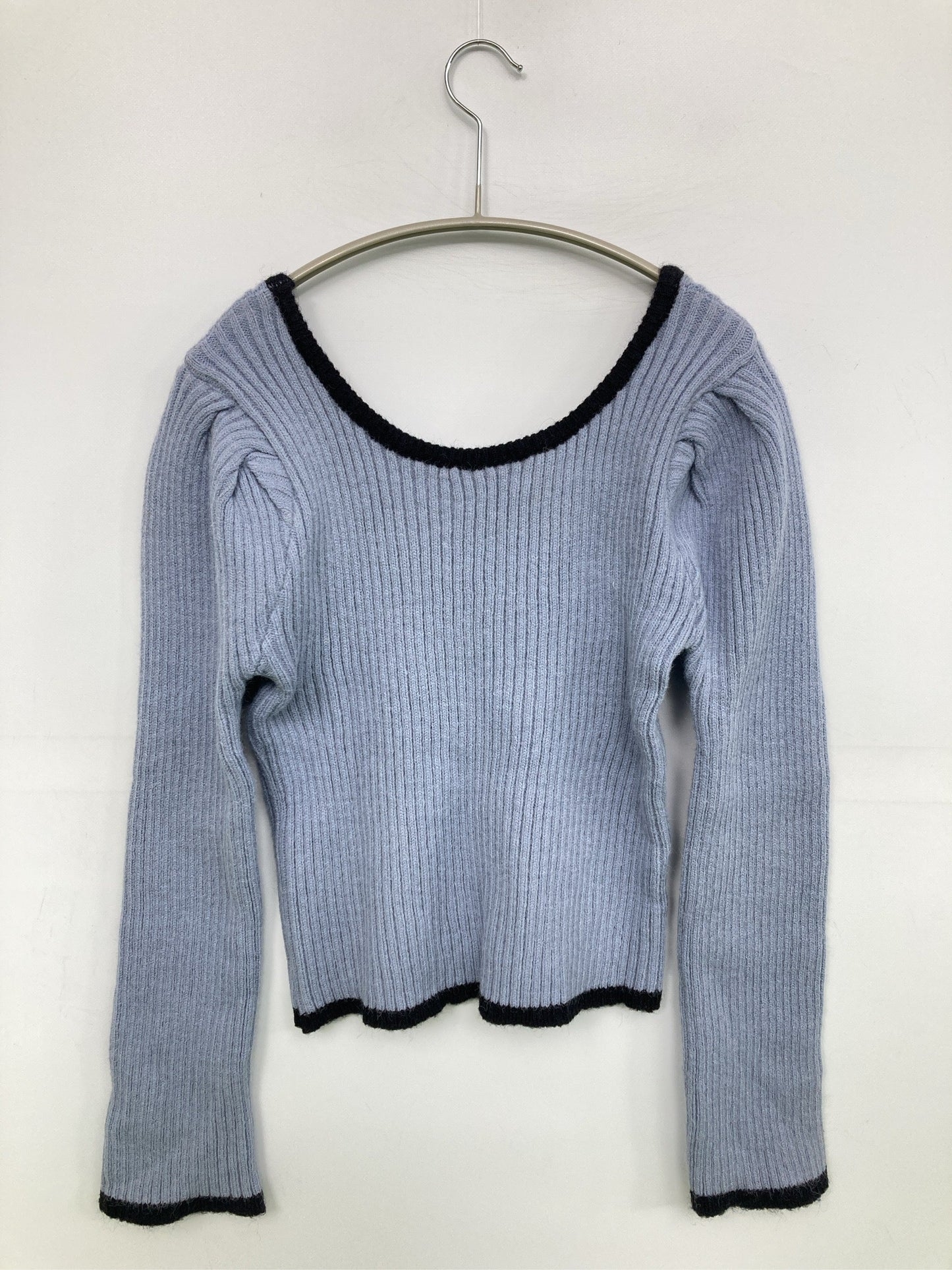ニット/セーター/トップス/スカイブルー