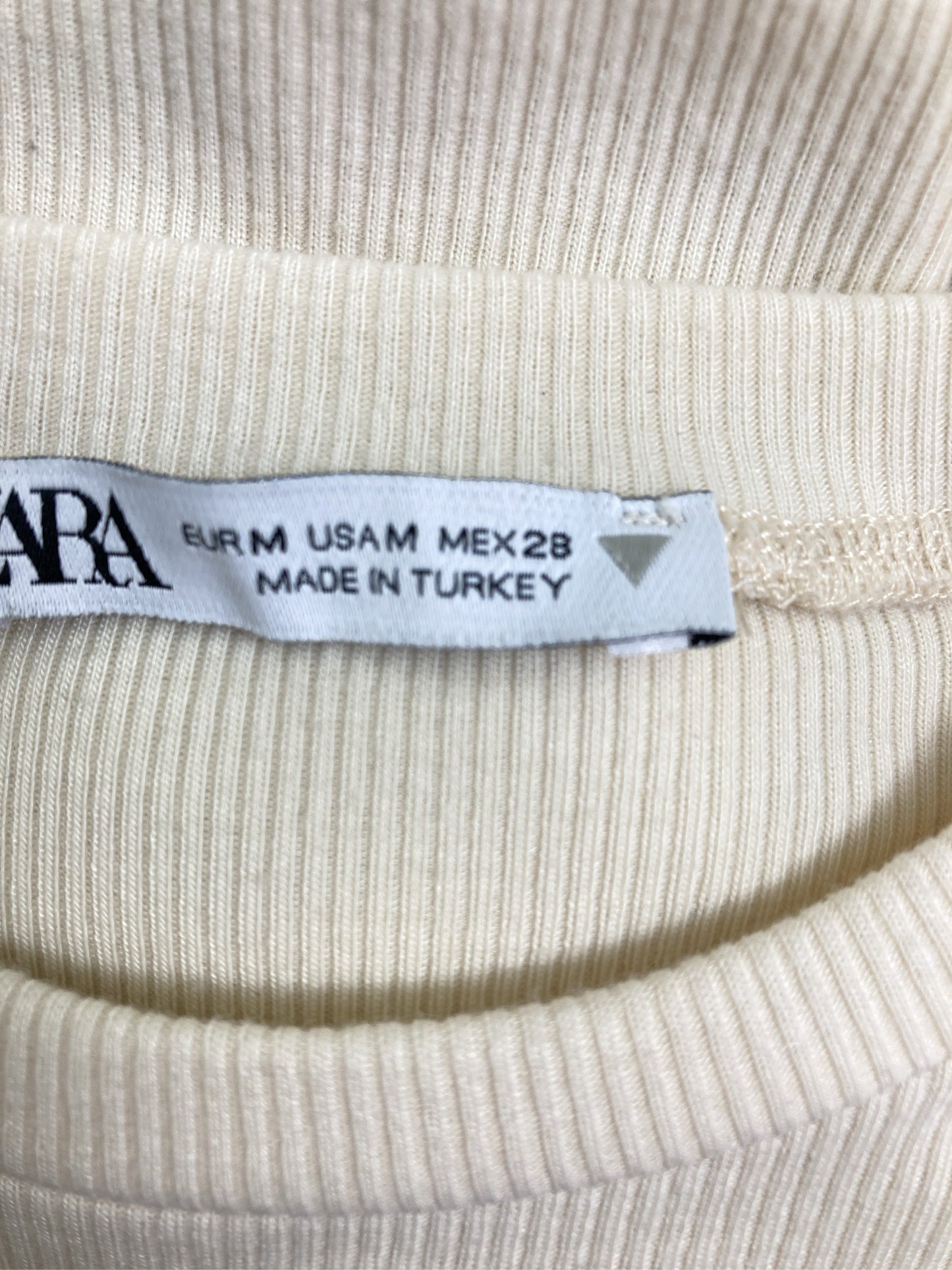 ZARA/ザラ/ニット/セーター/トップス/アイボリー/M