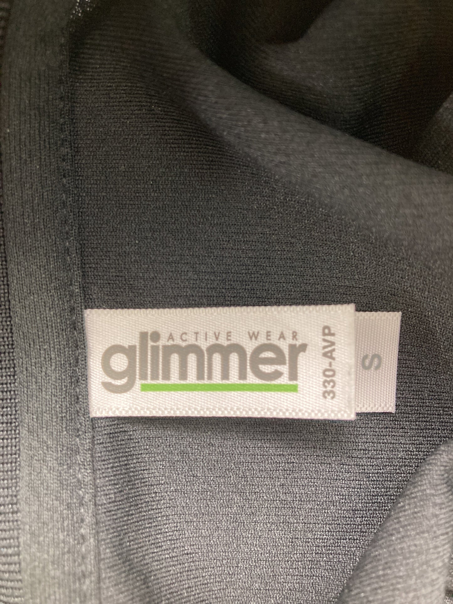 glimmer/ポロシャツ/トップス/ブラック/S