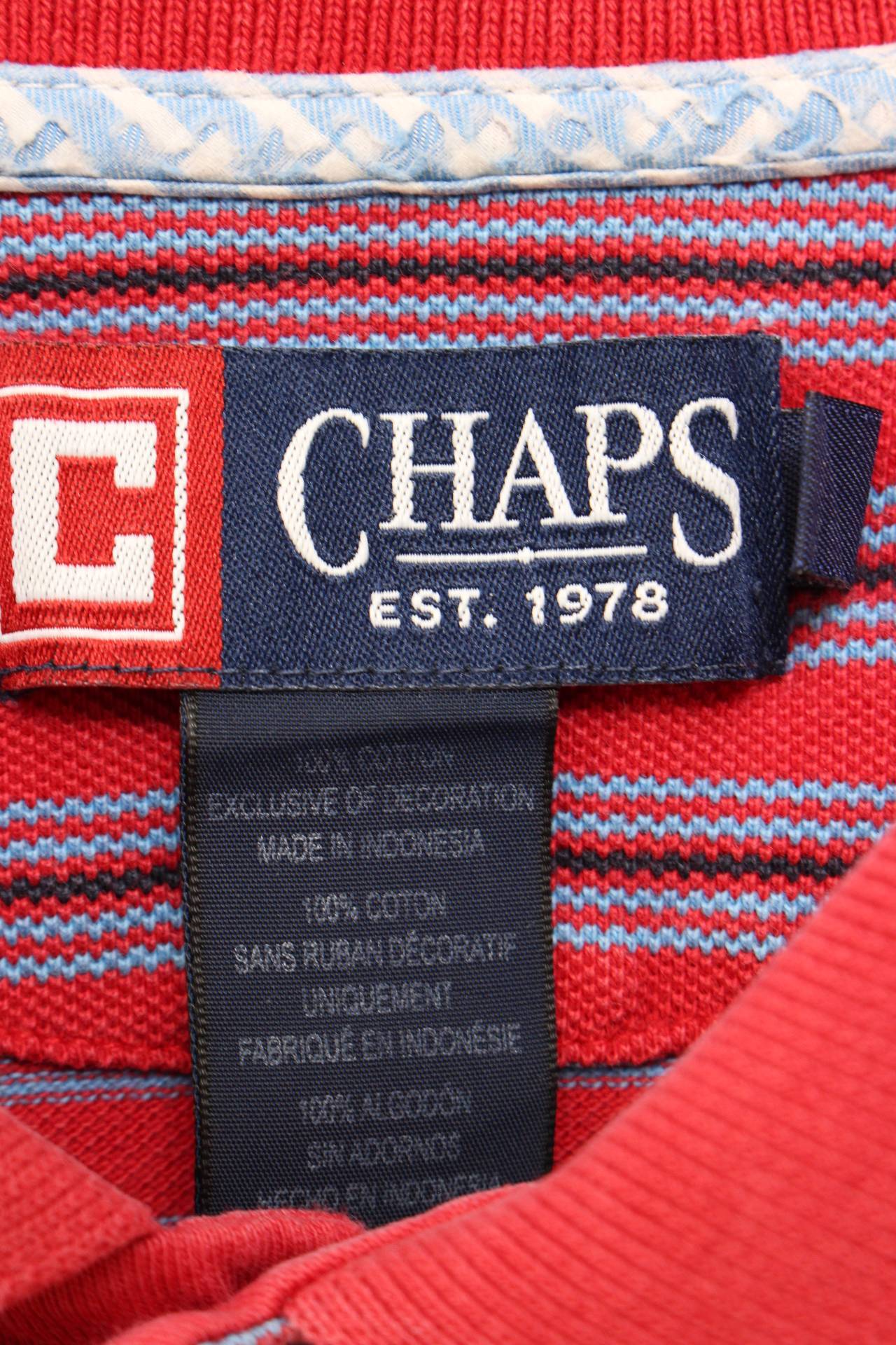 CHAPS/ポロシャツ/トップス/レッド/L