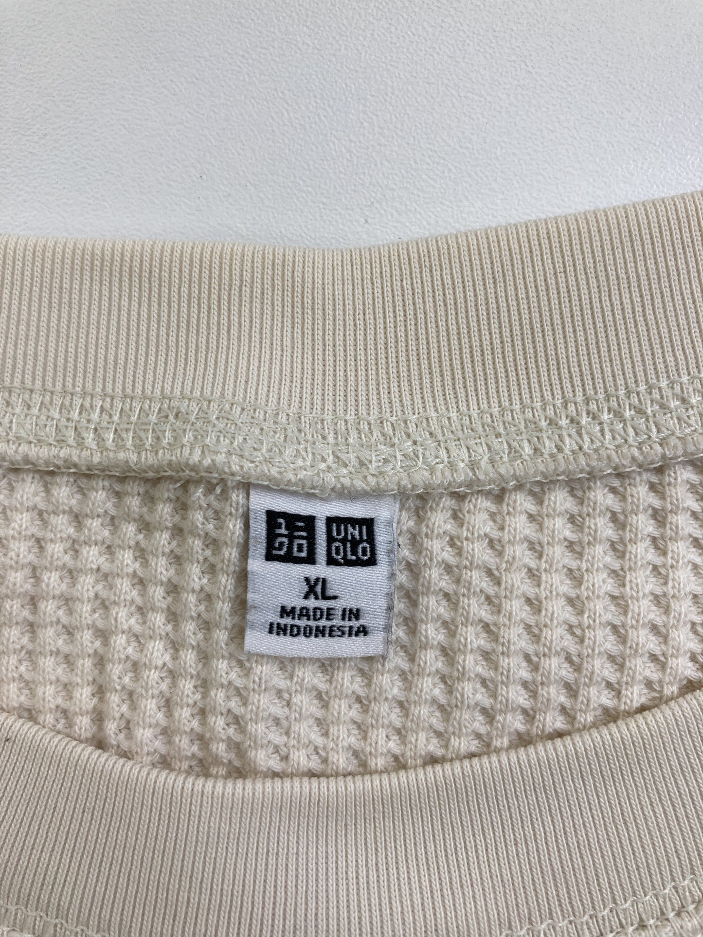 UNIQLO/ユニクロ/ニット/セーター/トップス/アイボリー/XL