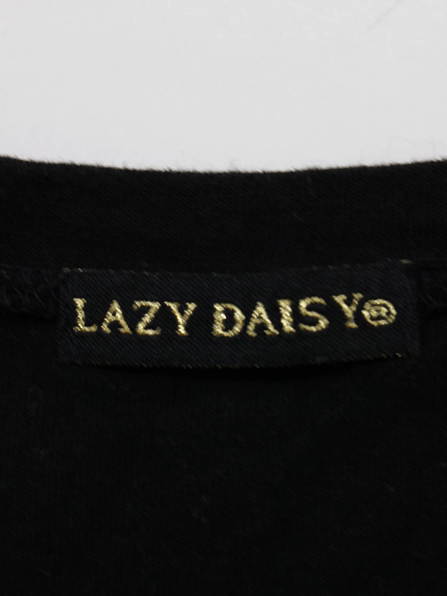 LAZY DAISY/Tシャツ/カットソー/トップス/ブラック/M