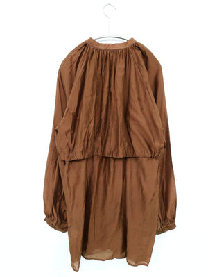 Amiur/エミレ/シャツ/ブラウス/トップス/ブラウン/F