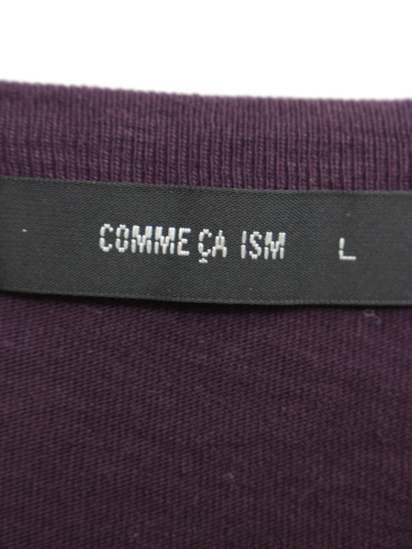 COMME CA ISM/Tシャツ/カットソー/トップス/パープル/L
