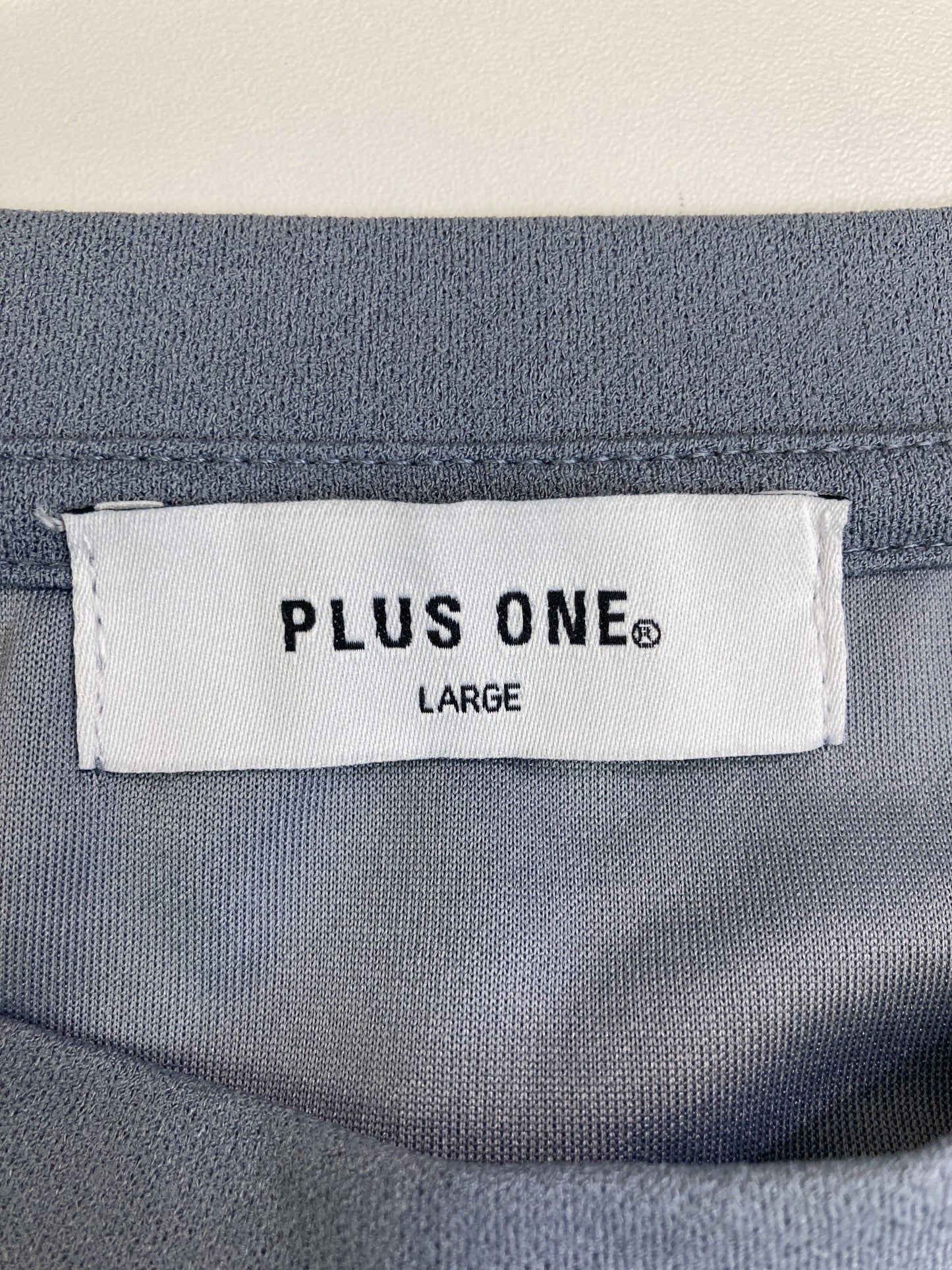 PLUS ONE/Tシャツ/カットソー/トップス/ブルー/LARGE