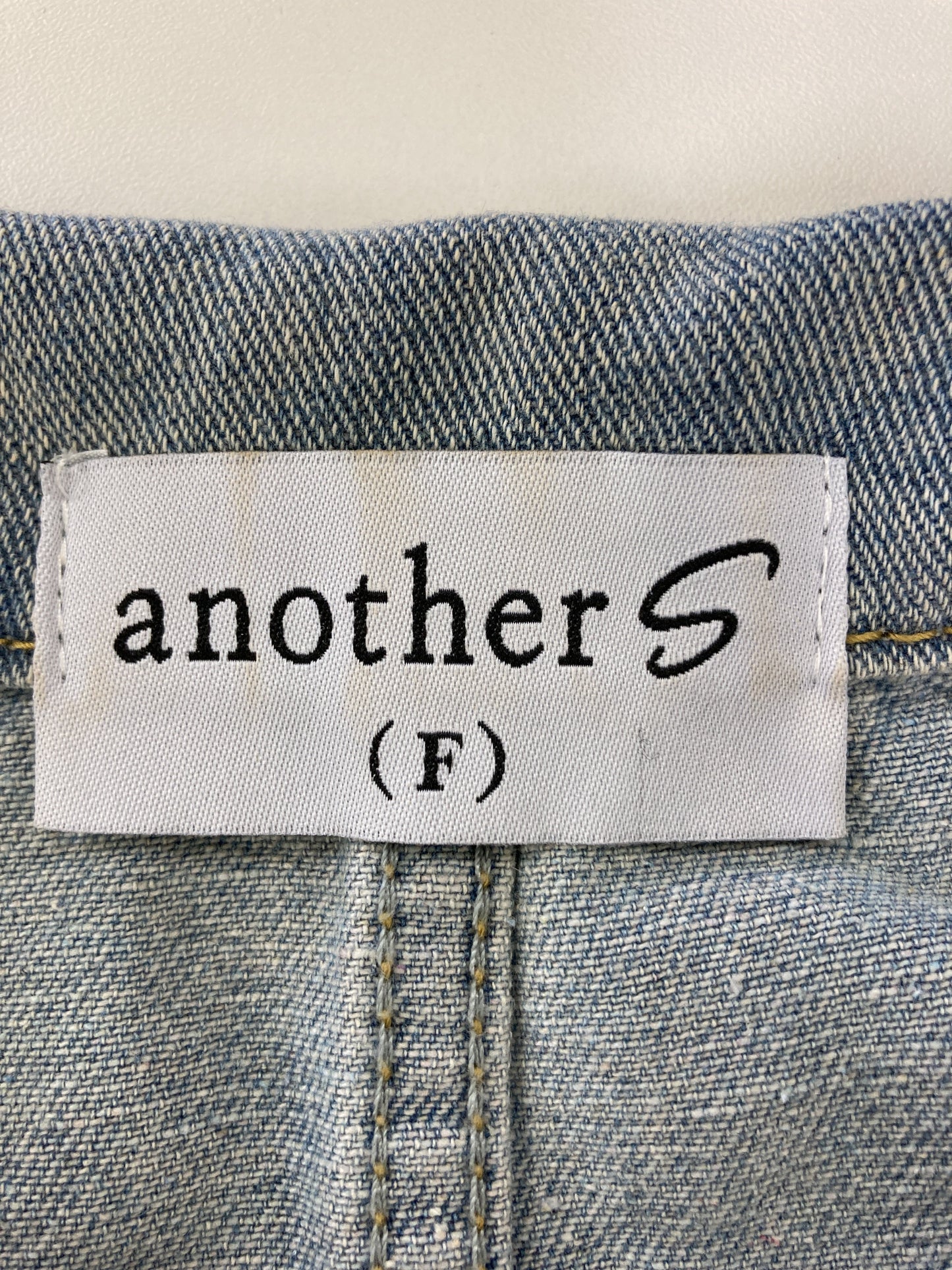 another s/ベスト/トップス/ブルー/F