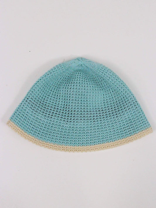 ニットキャップ/ビーニー/帽子/スカイブルー