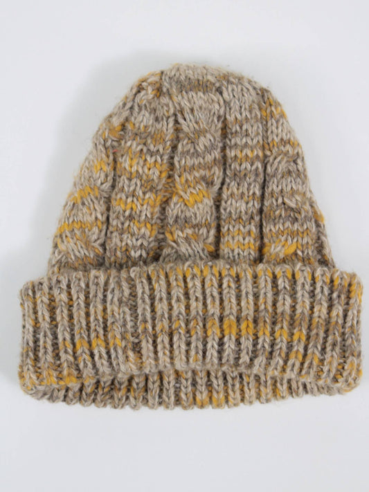 AVIREX/アヴィレックス/ニットキャップ/ビーニー/帽子/ベージュ