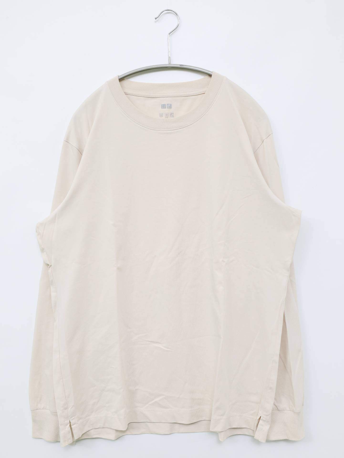 UNIQLO/Tシャツ/カットソー/トップス/ホワイト/L
