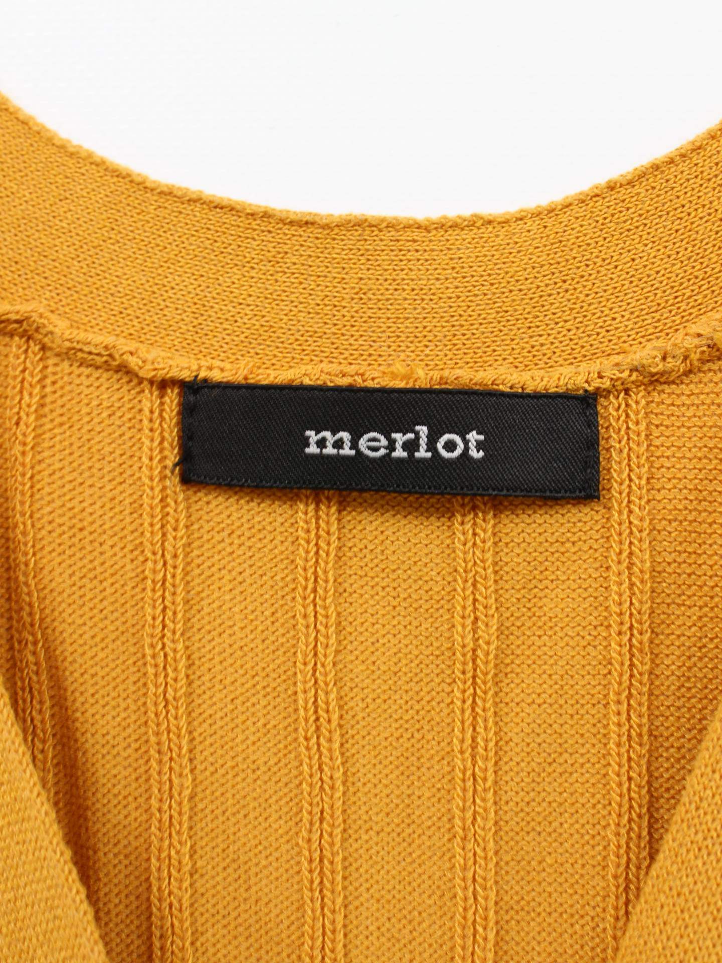 merlot/ワンピース/ワンピース/ドレス/イエロー