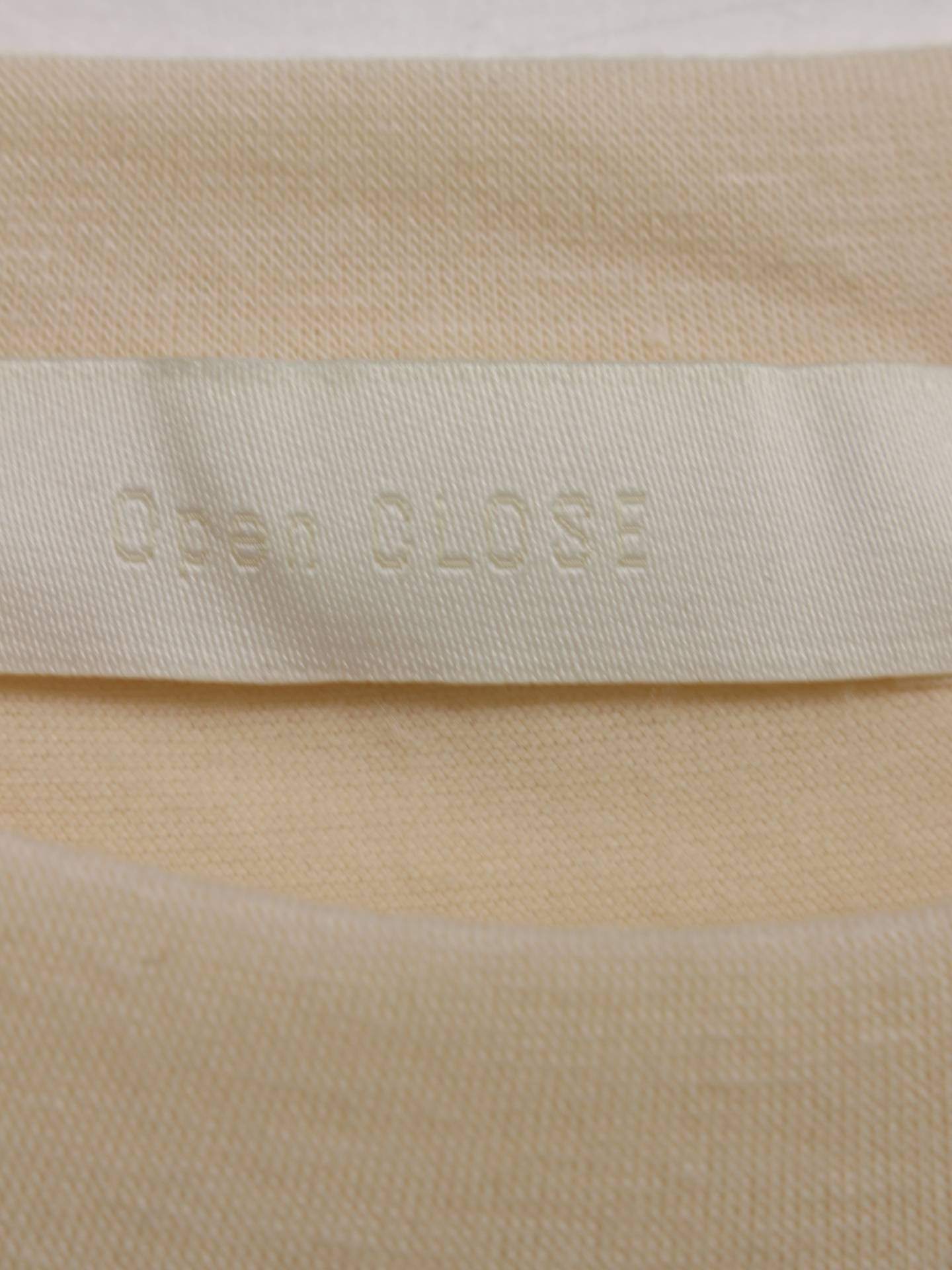 Open CLOSE/Tシャツ/カットソー/トップス/アイボリー
