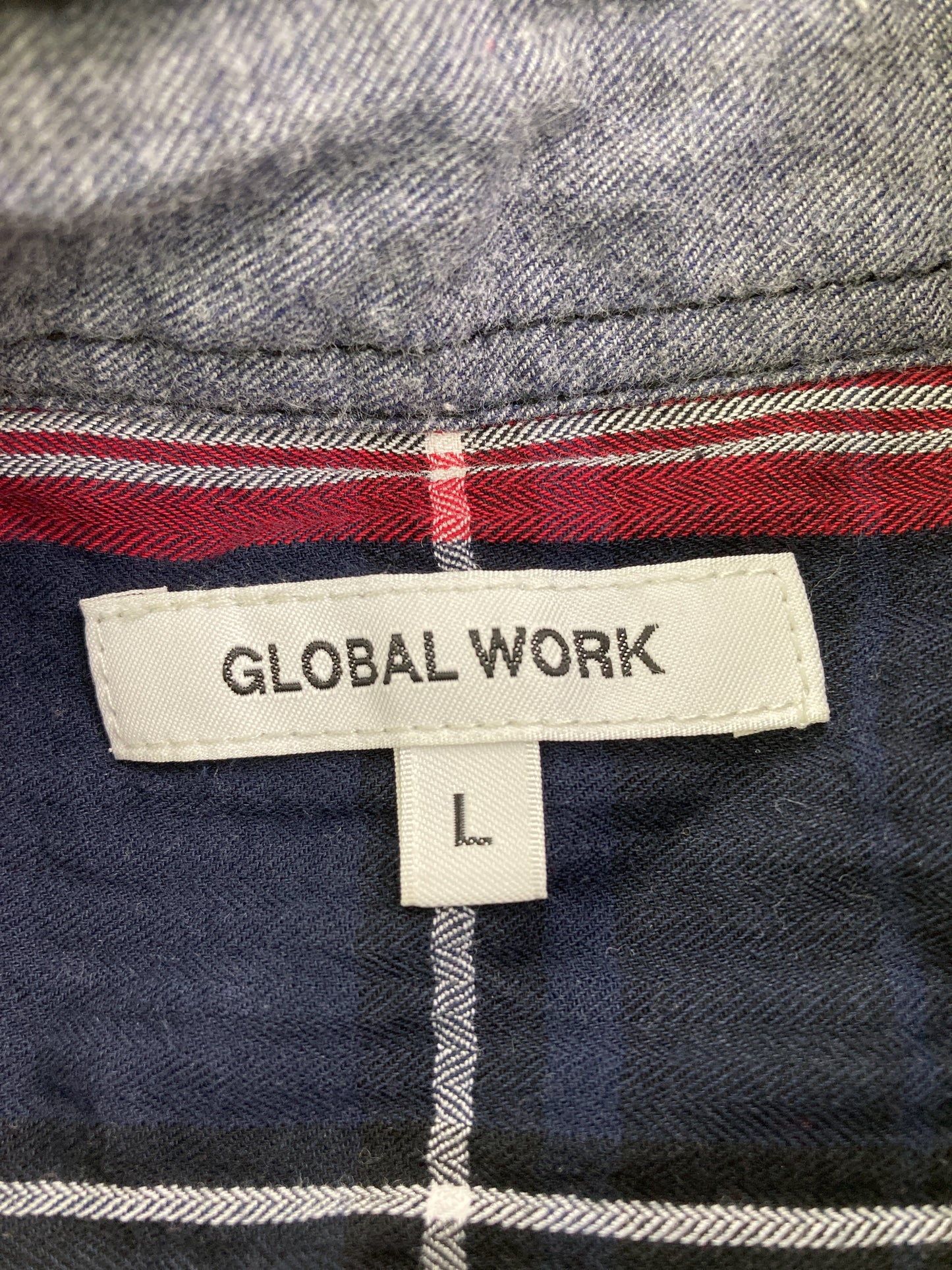 GLOBAL WORK/グローバルワーク/シャツ/ブラウス/トップス/ブルー/L