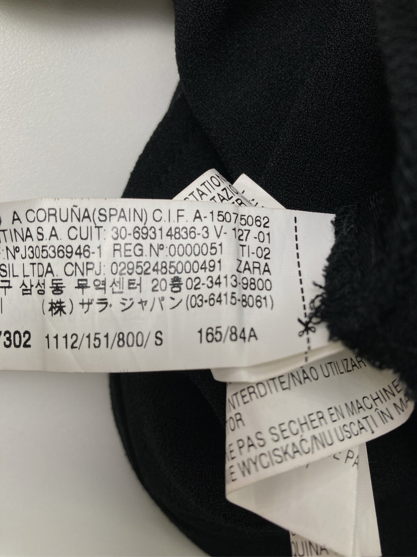 ZARA/ザラ/つなぎ/オールインワン/オールインワン・サロペット/ブラック/S