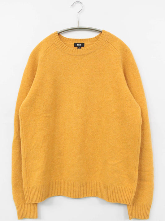 UNIQLO/ユニクロ/ニット/セーター/トップス/イエロー/XL