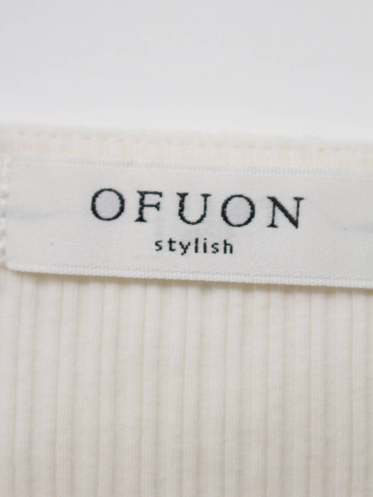 ofuon/Tシャツ/カットソー/トップス/ホワイト/40