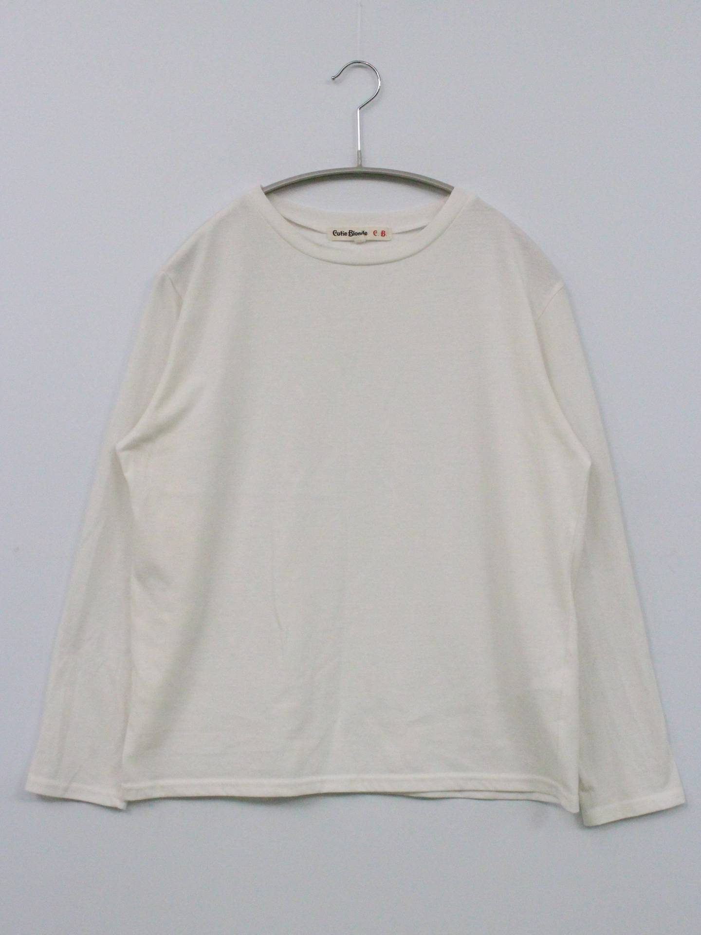 Cutie Blonde/Tシャツ/カットソー/トップス/ホワイト/S