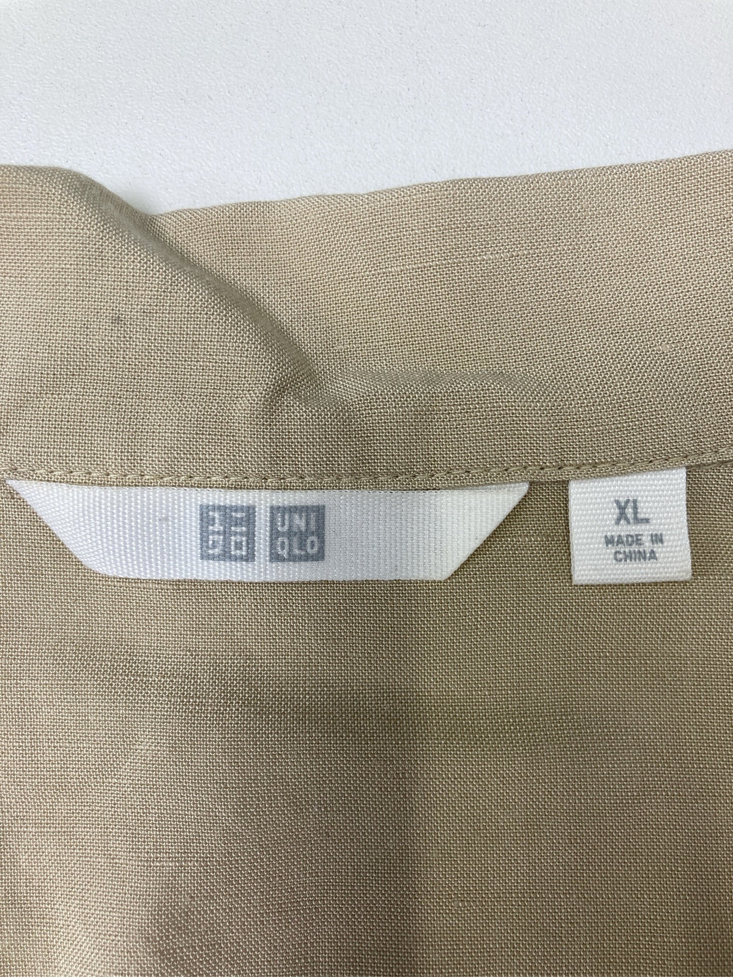 UNIQLO/ユニクロ/シャツ/ブラウス/トップス/ベージュ/XL