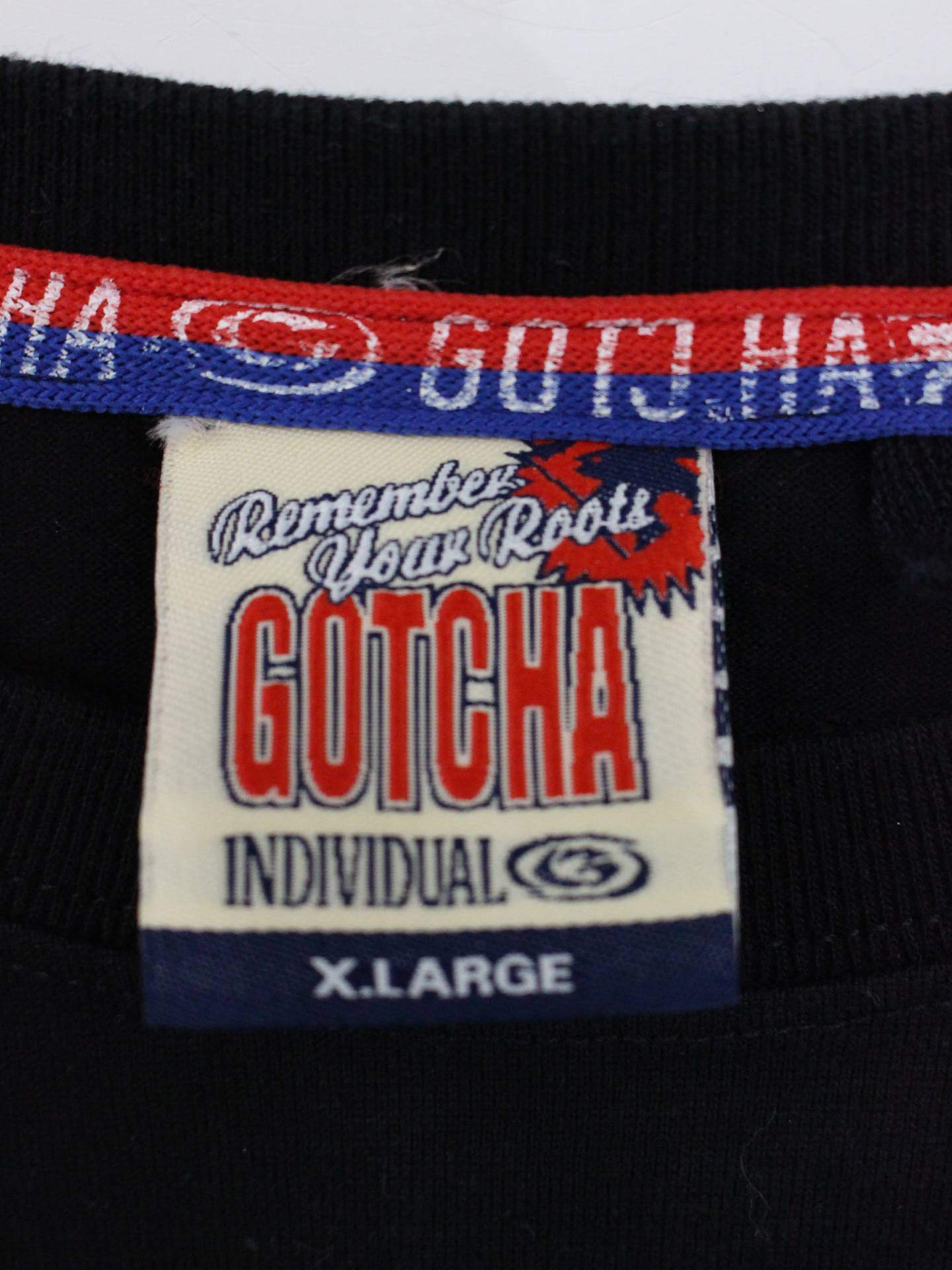 GOTCHA/Tシャツ/カットソー/トップス/ブラック/X.LARGE
