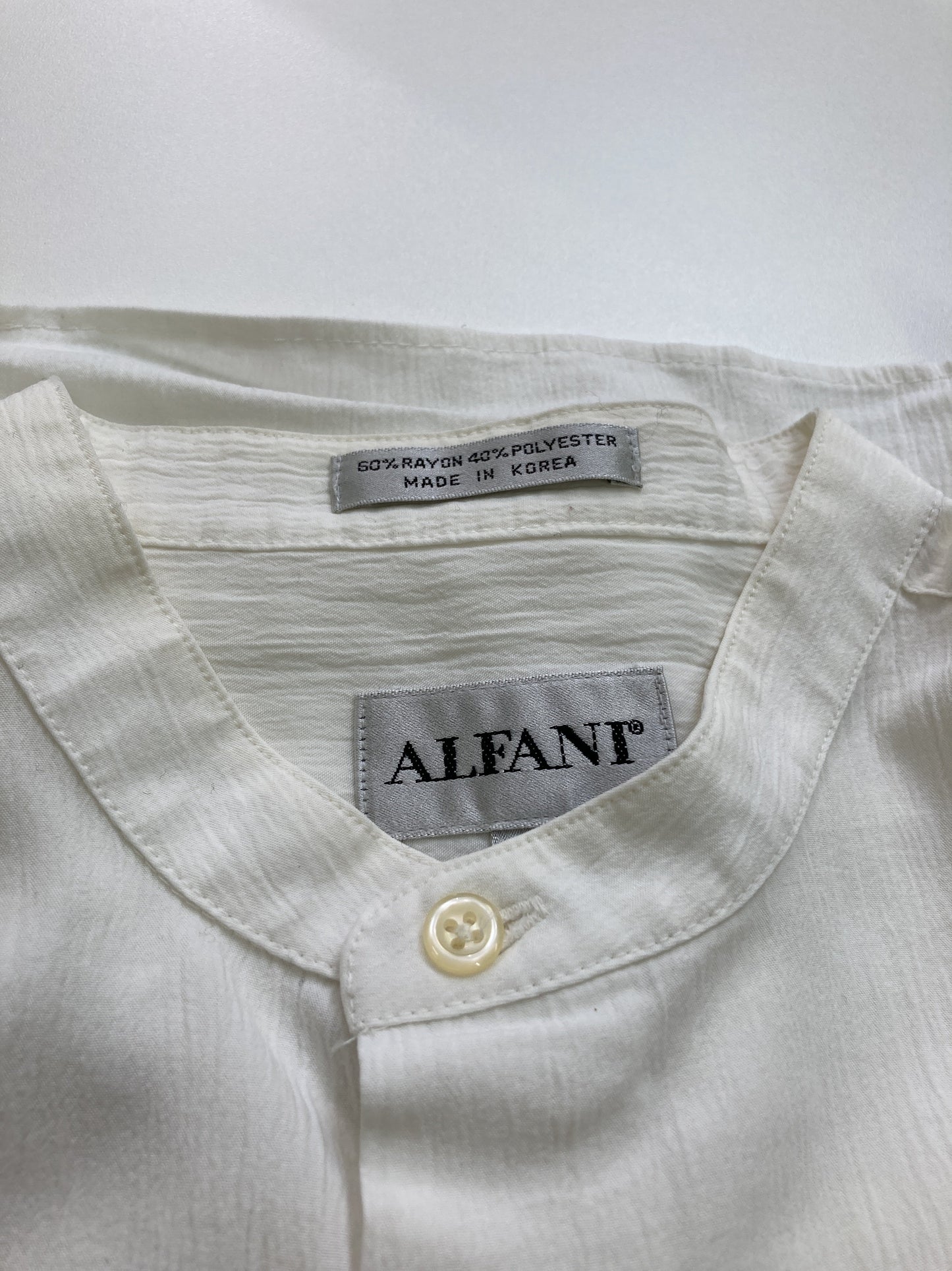 ALFANI/シャツ/ブラウス/トップス/ホワイト/XL