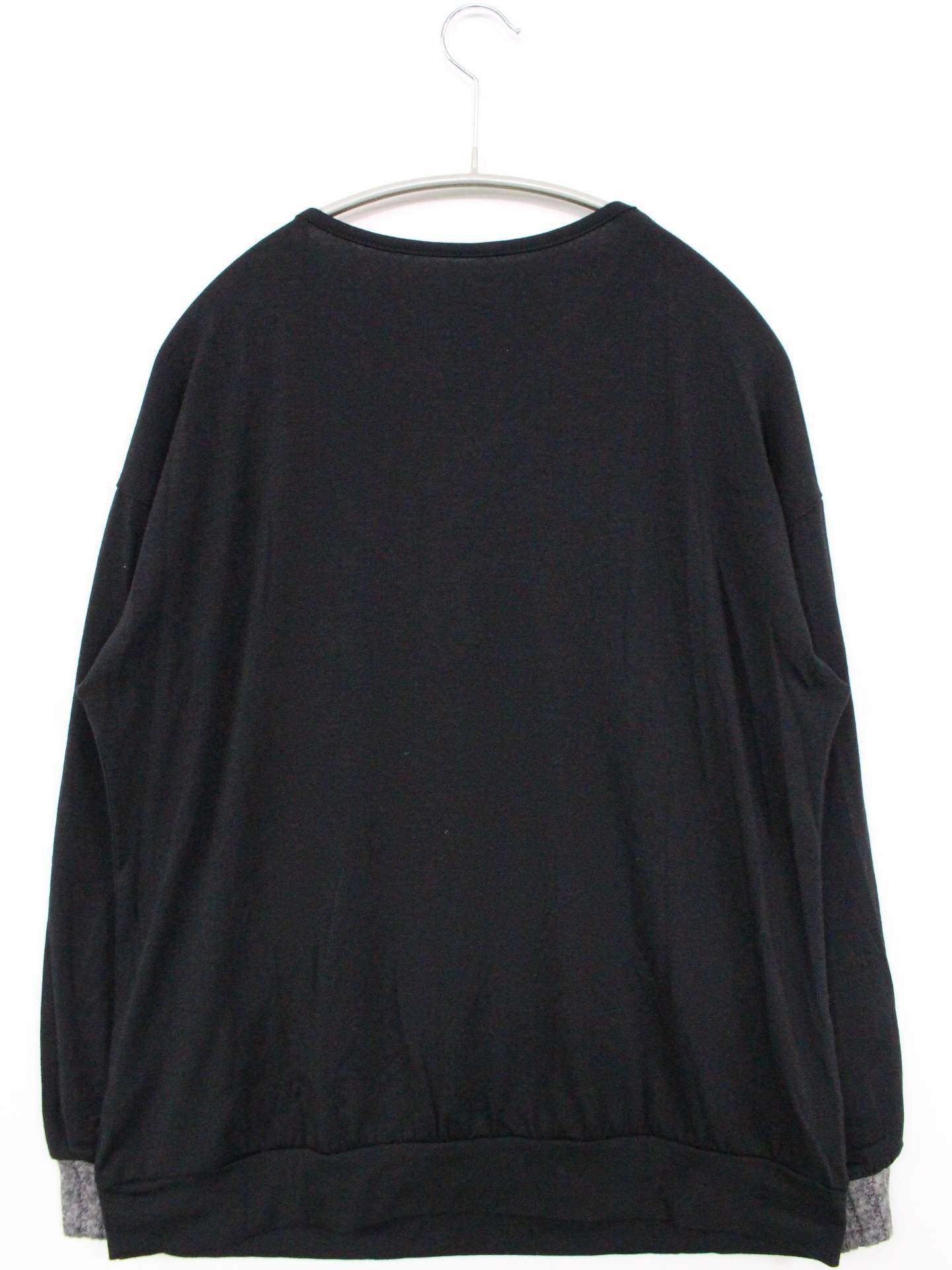 Tシャツ/カットソー/トップス/ブラック/XS