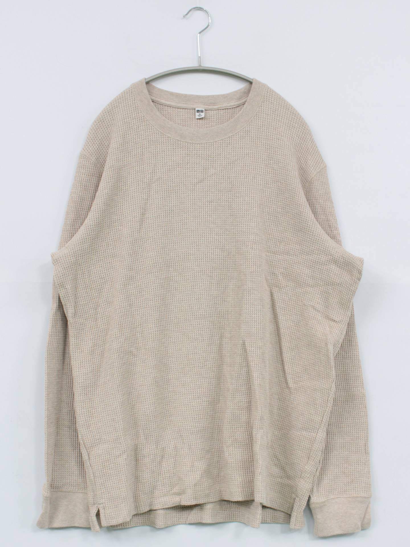 UNIQLO/ユニクロ/Tシャツ/カットソー/トップス/ベージュ/XL