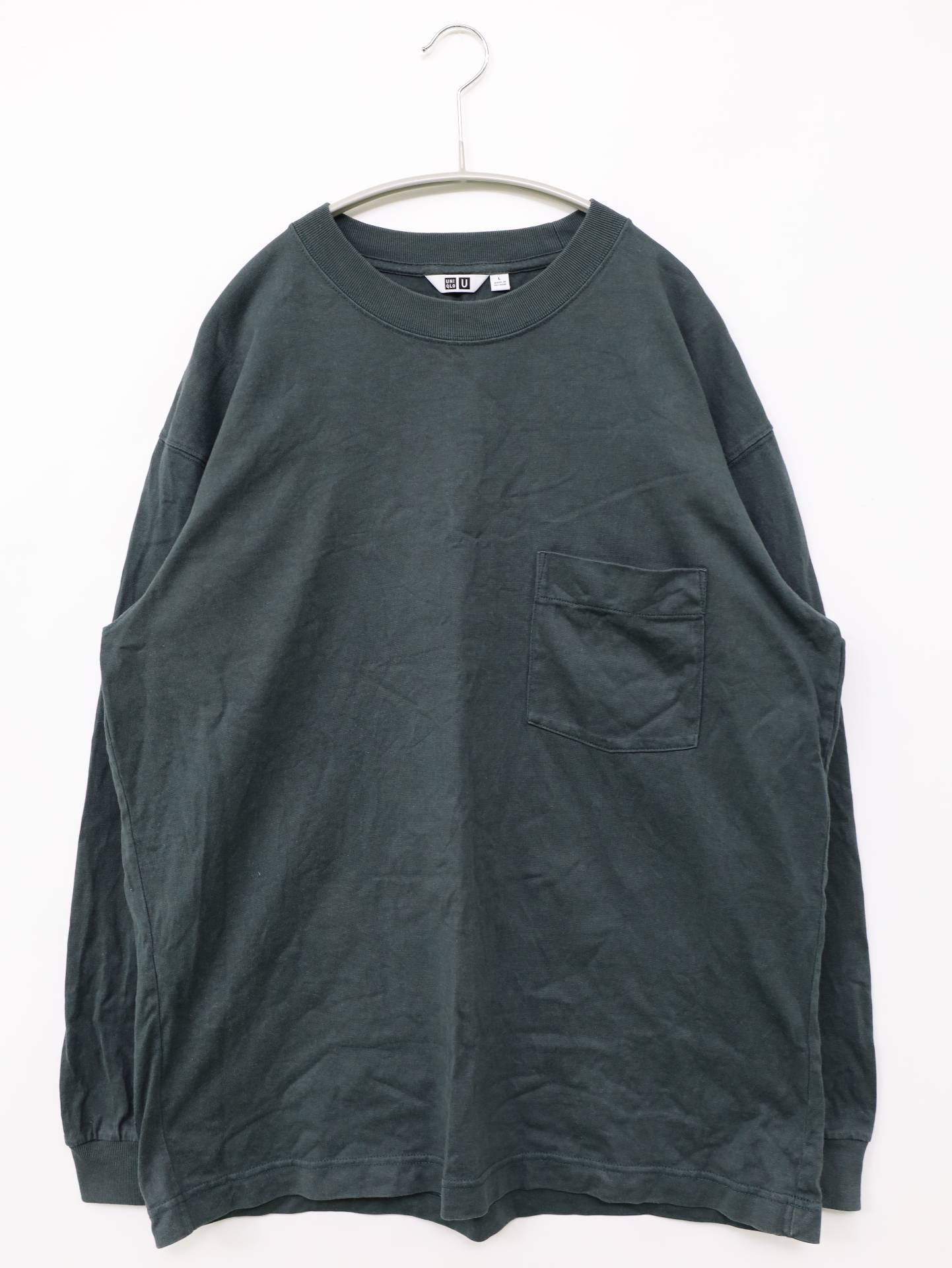 UNIQLO/Tシャツ/カットソー/トップス/ブラック/L
