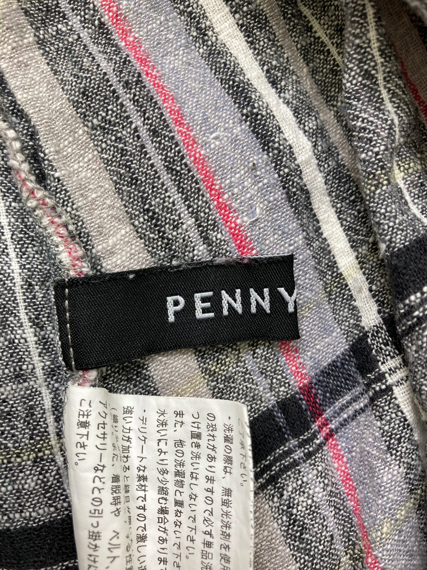 PENNY JULE/シャツ/ブラウス/トップス/グレー/LL
