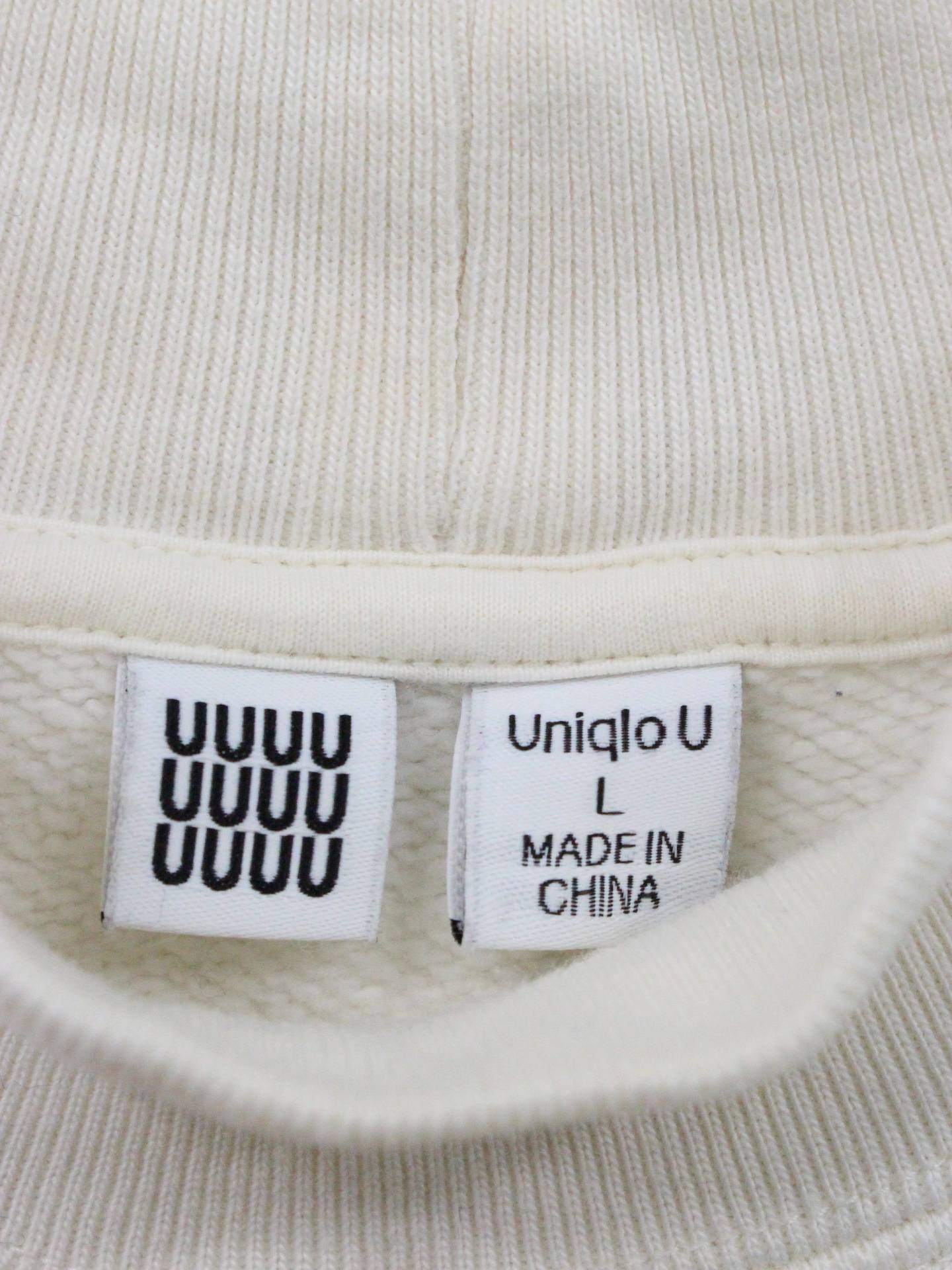 UNIQLO/ユニクロ/スウェット/トップス/ホワイト/L