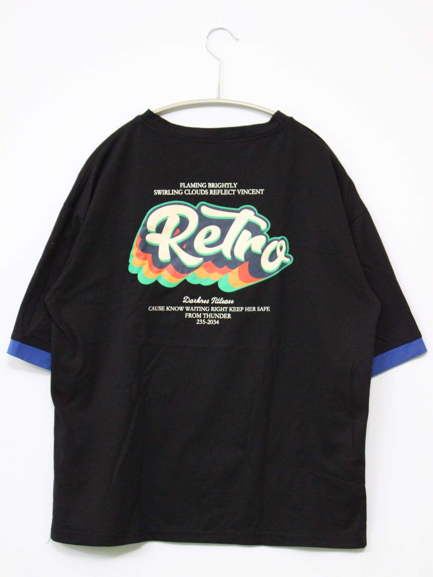 Tシャツ/カットソー/トップス/ブラック/L