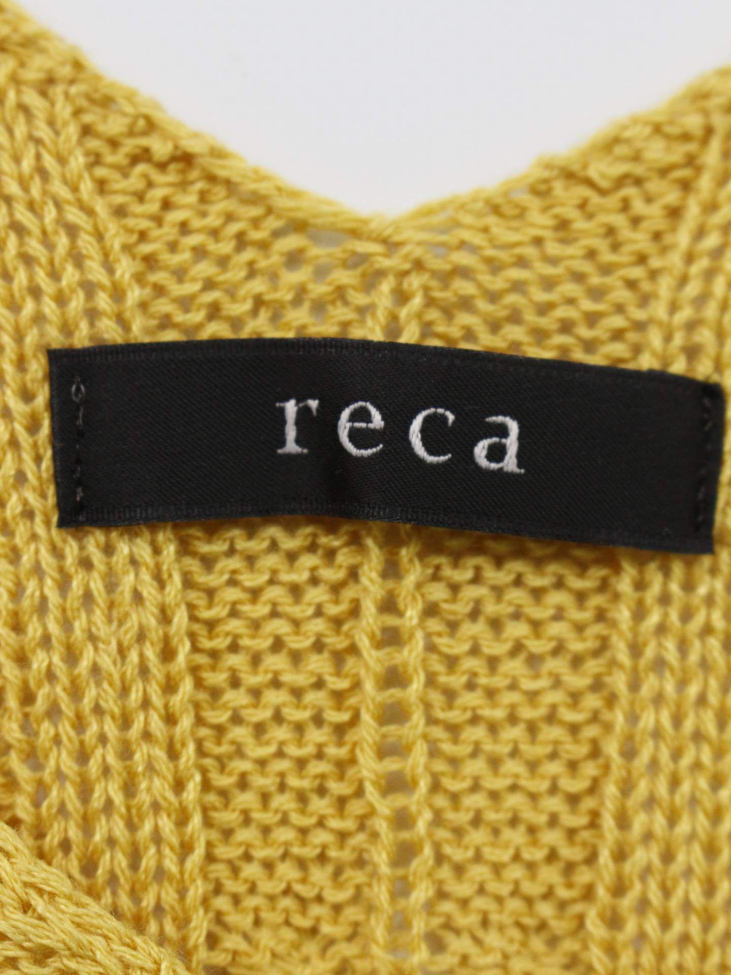 reca/タンクトップ/トップス/イエロー/FREE