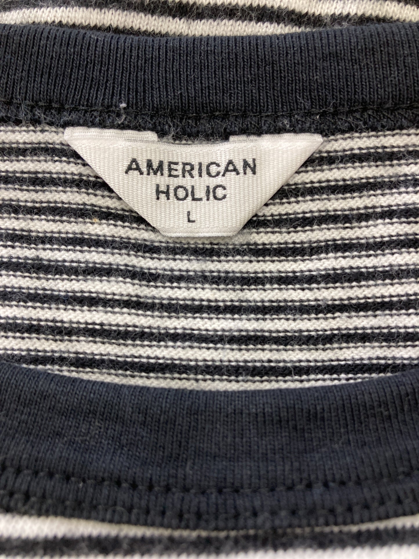 AMERICAN HOLIC/アメリカンホリック/Tシャツ/カットソー/トップス/ブラック/L