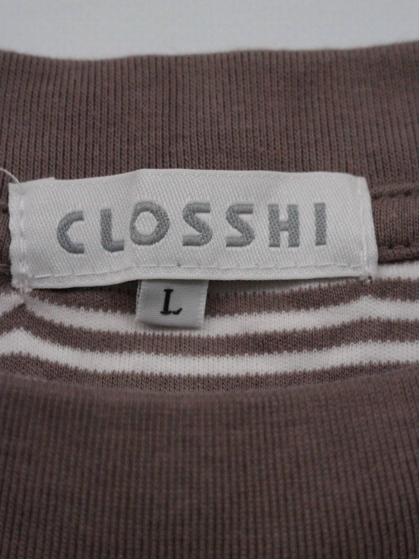 CLOSSHI/Tシャツ/カットソー/トップス/ブラウン/L