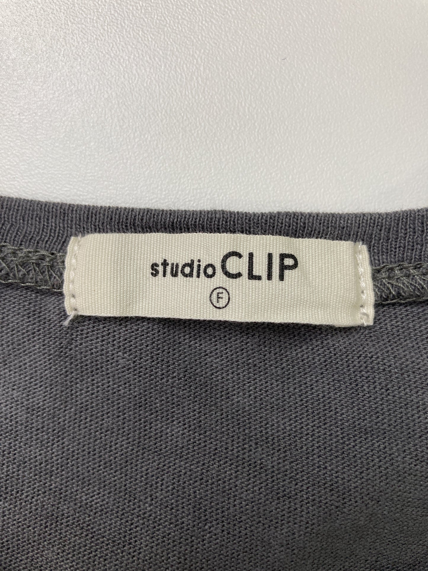 studio CLIP/スタディオクリップ/Tシャツ/カットソー/トップス/グレー/F