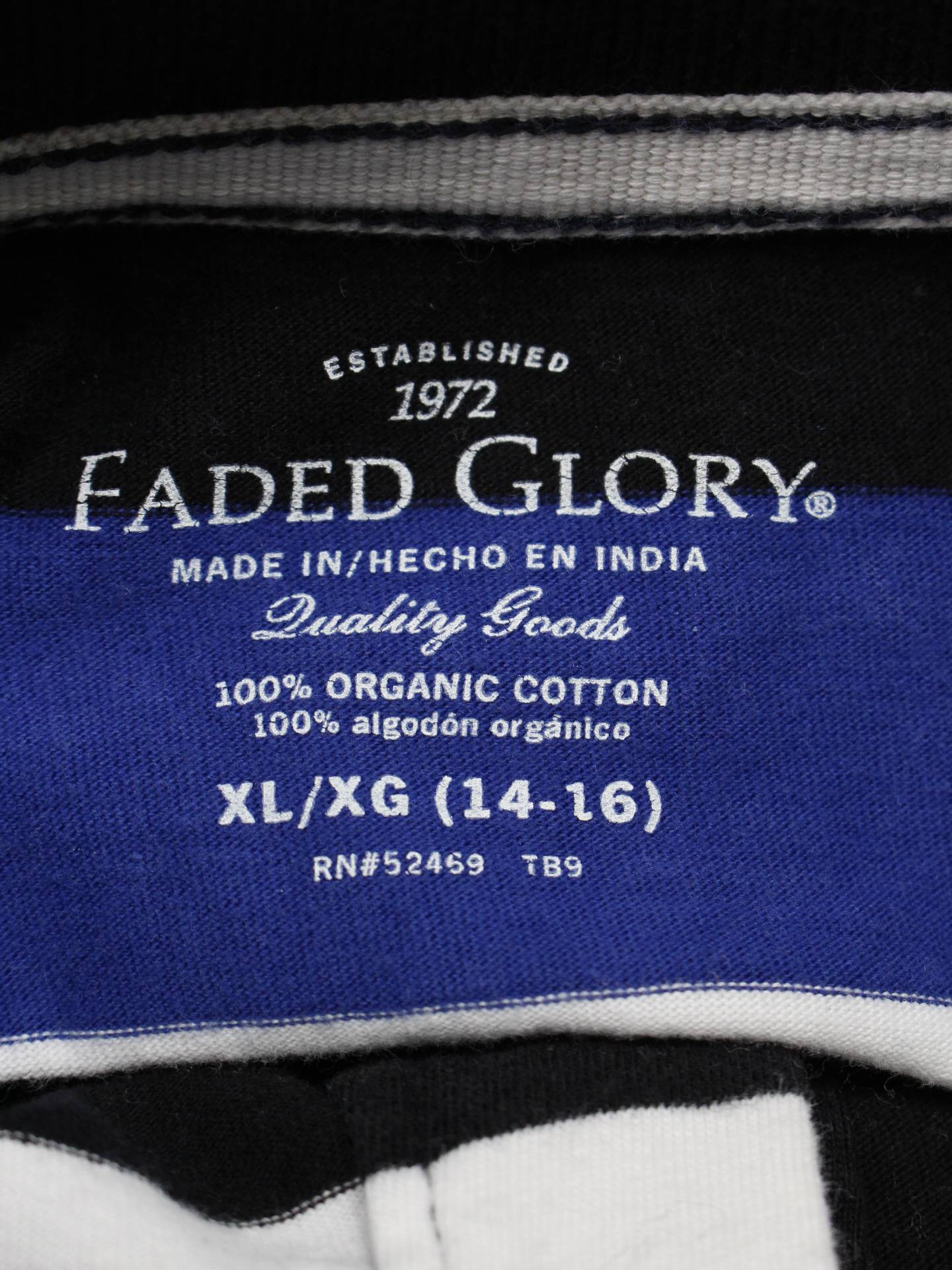 FADED GLORY/ポロシャツ/トップス/ブルー/XL