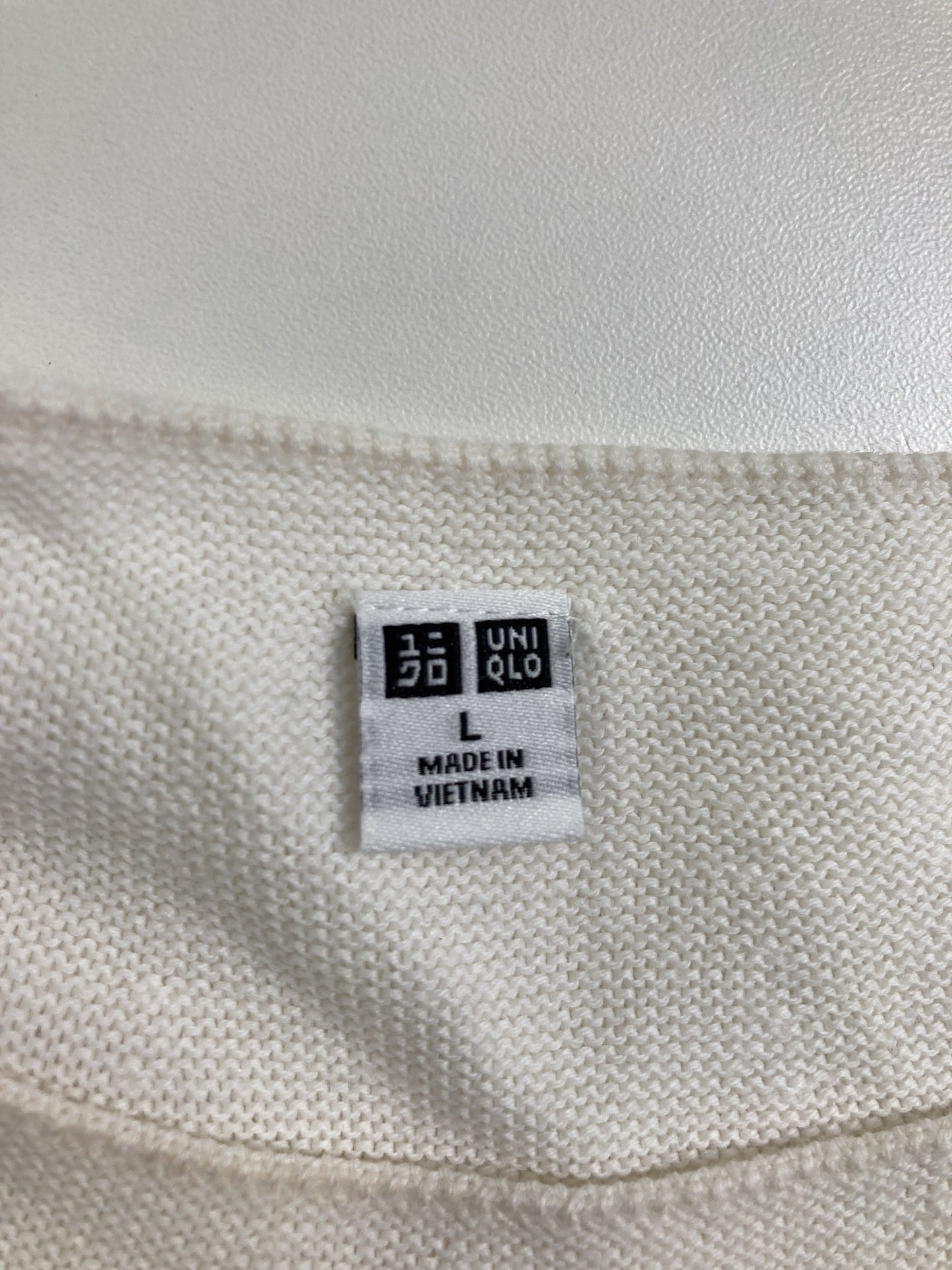 UNIQLO/ユニクロ/Tシャツ/カットソー/トップス/ホワイト/L