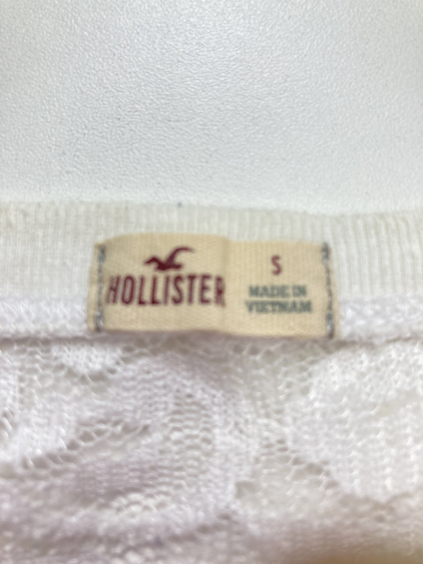 HOLLISTER/ホリスター/Tシャツ/カットソー/トップス/ホワイト/S