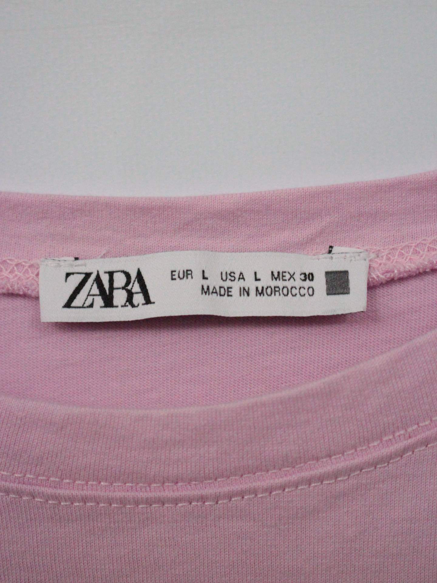 ZARA/ザラ/Tシャツ/カットソー/トップス/ピンク/L