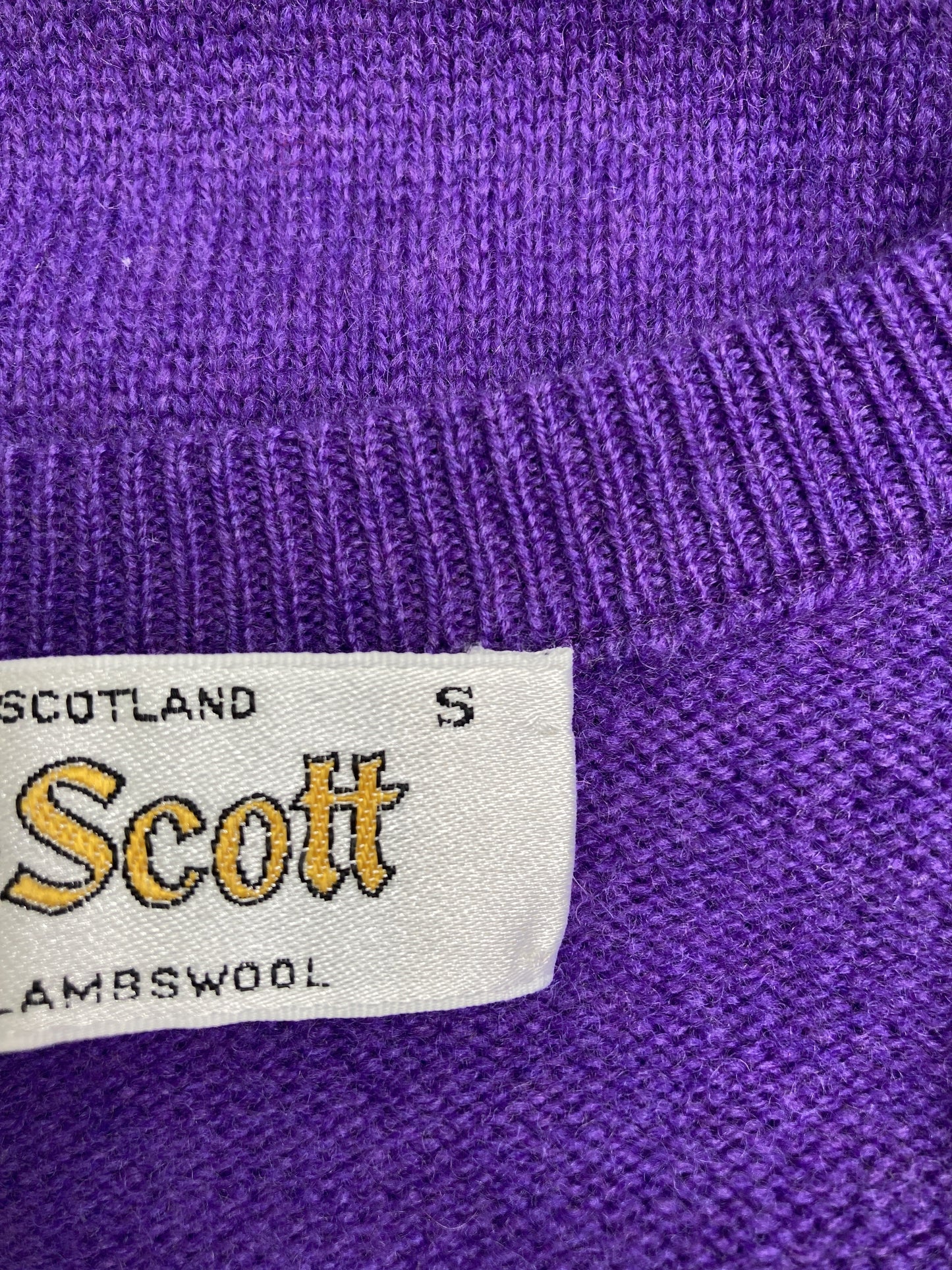 LYLE&SCOTT/ライルアンドスコット/ニット/セーター/トップス/パープル/S
