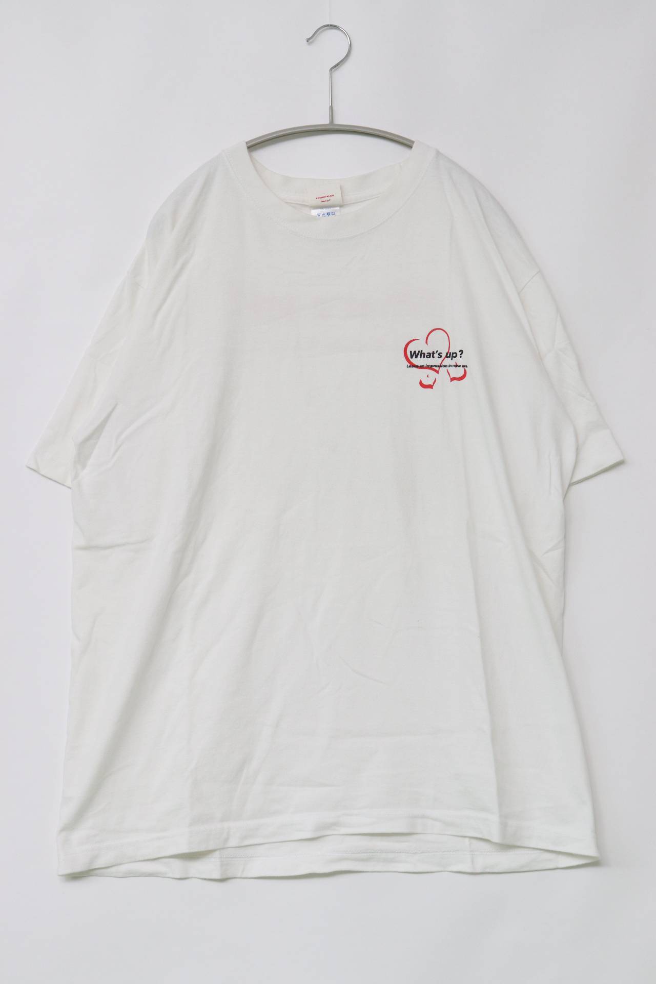 WHAT'S UP/Tシャツ/カットソー/トップス/ホワイト/XL