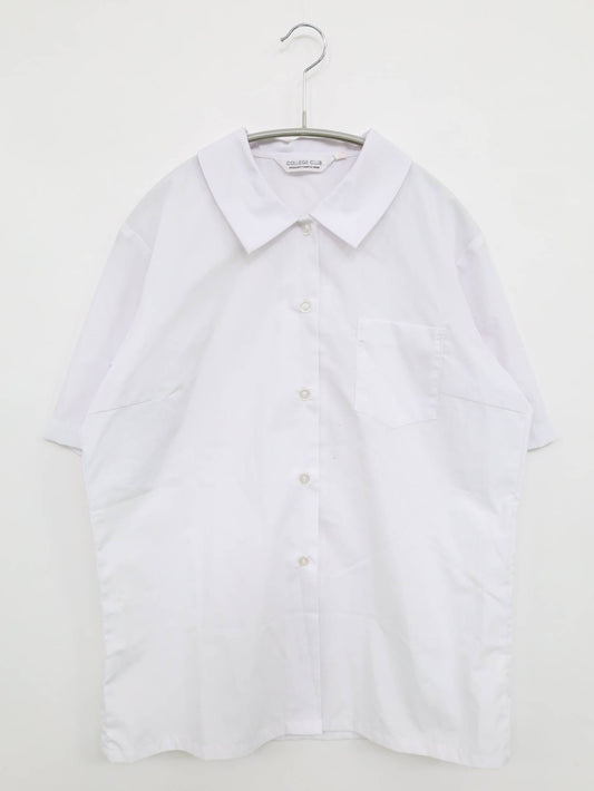 COLLEGE CULB/シャツ/ブラウス/トップス/ホワイト/L