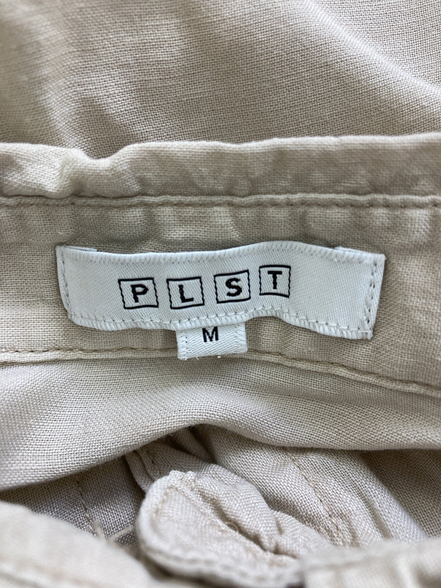 PLST/プラステ/シャツ/ブラウス/トップス/ベージュ/M