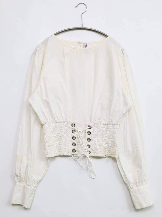 stradivarius/シャツ/ブラウス/トップス/ホワイト/EUR M/USA M/MEX 28